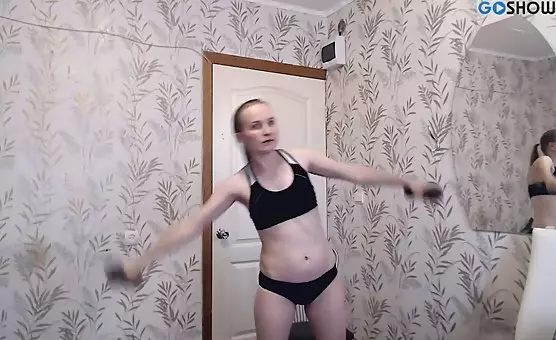 Irresistible Seductress Teasing with her Unrivaled Curves