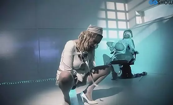 Two Wild Blondes Under Medical Examination